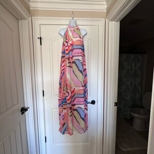 Entro dress - long flowing, colorful, maxi dress